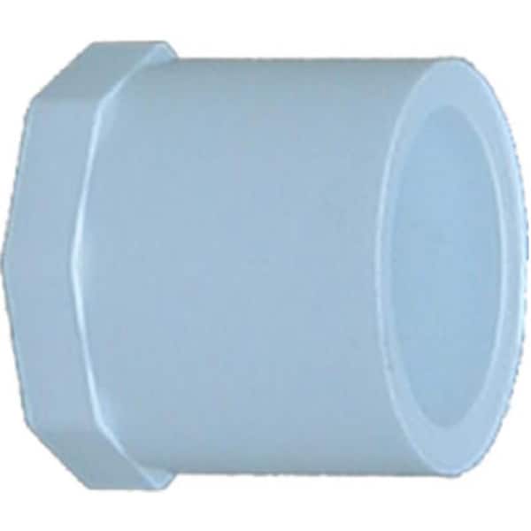 Genova 31825 0.5 in. Plug Spigot White, 10PK 198127 - main